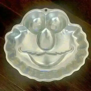 Elmo Face Wilton Aluminum Cake Pan Retired 2002 Sesame Street